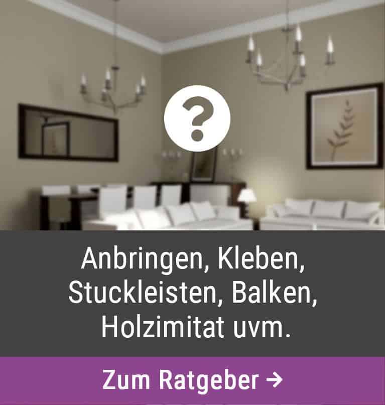 Stuckleisten kleben|Stuck Montage Ratgeber Montage Kleben Stuck Deckenleisten PU Balken