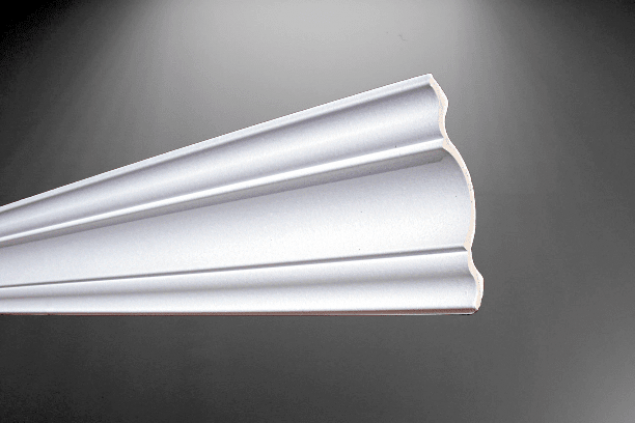 Deckenleisten flach 40 mm|Wand und Decke