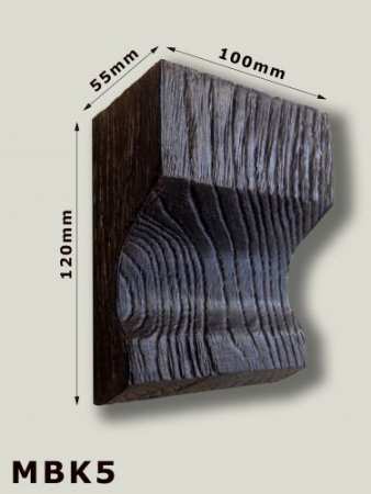 Konsolen PU Balken Holzimitat