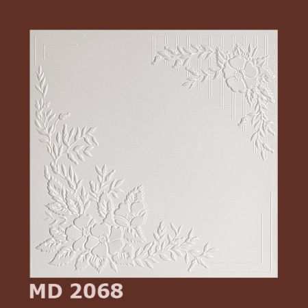 Preview: Renovierte Zimmerdecke mit MD 2068 Polystyrolplatten Matteo Homedecoration