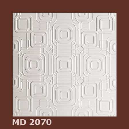 Deckenplatte MD 520 Farbe Sand Polystyrol 50x50 cm Frontansicht