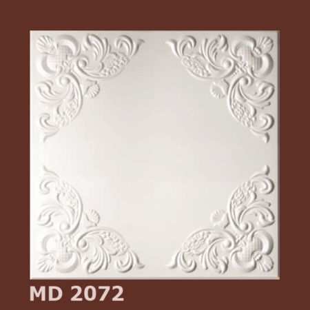 Preview: Renovierte Zimmerdecke mit MD 2072 Polystyrolplatten Matteo Homedecoration