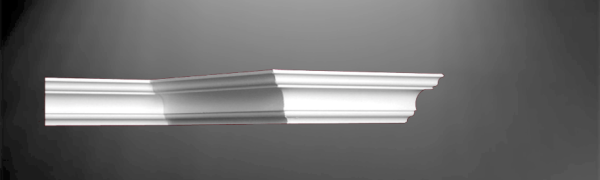 Moderner Deckenabschluss mit der Hohlkehle 80 MC von Matteo homedecoration