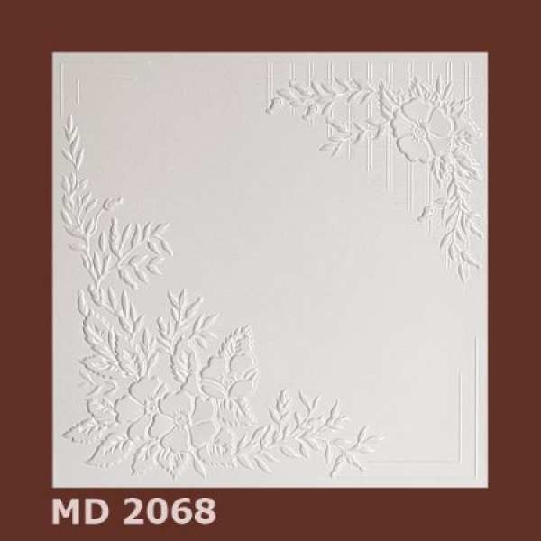 Renovierte Zimmerdecke mit MD 2068 Polystyrolplatten Matteo Homedecoration