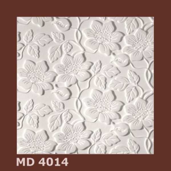 Deckenplatten Blumen  LUX 4014 kleben ohne sichtbare Naht